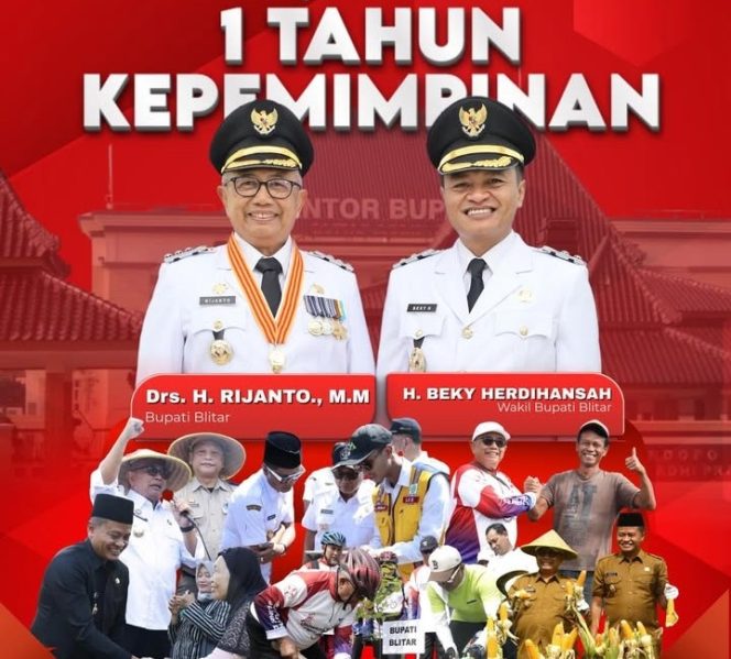 
					Satu Tahun Kepemimpinan Rijanto-Beky, Maju dalam Infrastruktur dan Perekonomian Kabupaten Blitar